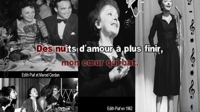 Edith Piaf La vie en rose Karaoké смотреть онлайн