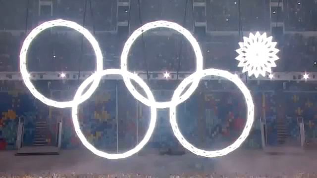Пипец!!! Сочи 2014 Церемония открытия. Не открылись все кольца смотреть онлайн