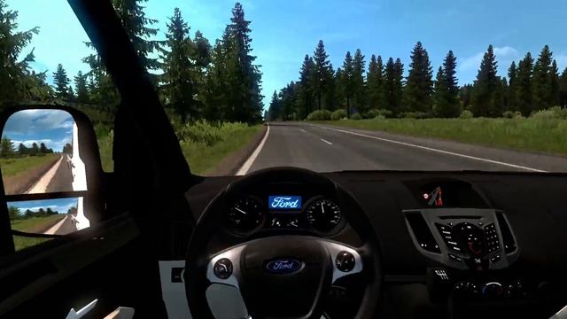 Ford Transit Pickup-ETS2[1.35] Driving to Work POV смотреть онлайн