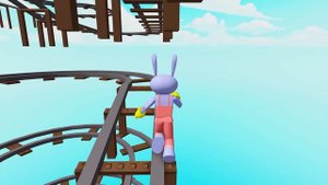 JAX Saves POMNI From a Cart Ride Into GIANT POMNI!