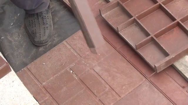 УКЛАДКА пластиковой полимерной тротуарной плитки