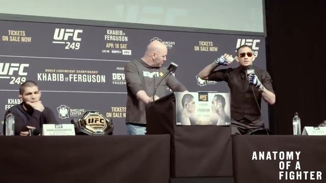 ХАБИБ И ТОНИ ФЕРГЮСОН   ЧТО БЫЛО ЗА КУЛИСАМИ РЕАКЦИИ БОЙЦОВ ПЕРЕД UFC 249