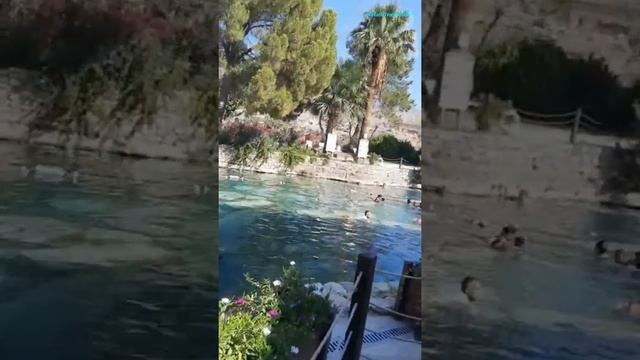 Бассейн Клеопатры в Денизли ?? Турция / Türkiye , Denizli , Pamukkale