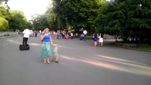 Сигвей (Seg Way) - первый опыт управления.