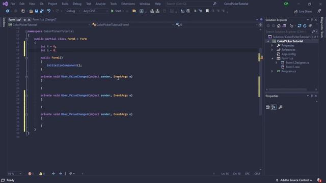 Code a color picker! Using C#