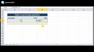 Regla de tres simple directa en excel 1