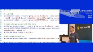 WeAreDevelopers 2018: Container-as-a-Service in the Azure Cloud