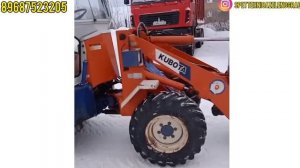 Мини экскаватор погрузчик Kubota R410.От подписчика. Иван, спасибо!
