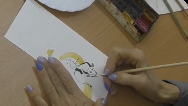 Восточный стиль рисования