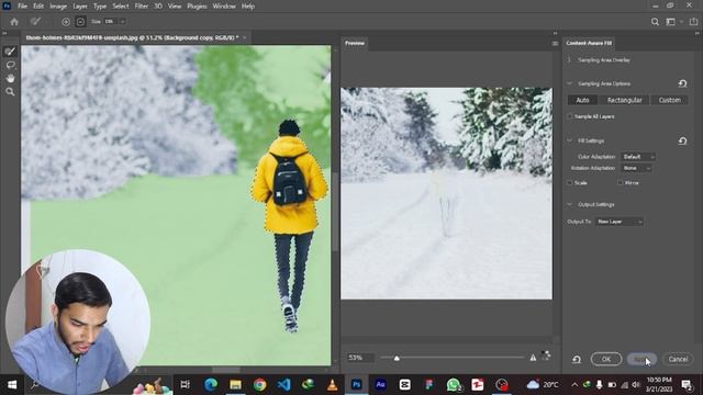 Content-Aware Fill & Move Tool in Photoshop - Adobe Photoshop for Beginners to Advanced | Class 9 смотреть онлайн