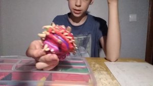 Какадемон из DOOM ,из пластилина