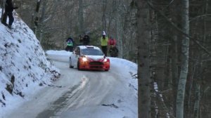 Самая медленная авария в ралли - WRC- Rally Monte-Carlo 2016