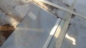 Приспособление для чистки снега с крыши, своими руками. Быстро и легко.