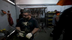 ДЕЛАЮ НОЖ СВОИМИ РУКАМИ В КУЗНИЦЕ ВЁЛУНДА/КАБИНЕТНЫЕ ЗАКРОМА/ЧАСТЬ 1