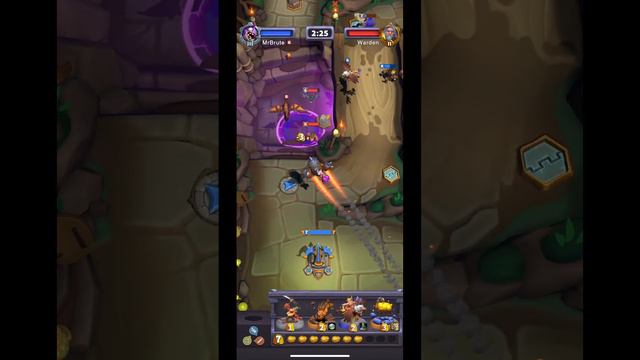 I am 1st player in the world to use Gryphon potion drop on top ladder  - Warcraft Rumble