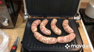 Жарим Купаты на электрогрили#Steak Master RGM-M807#штангист