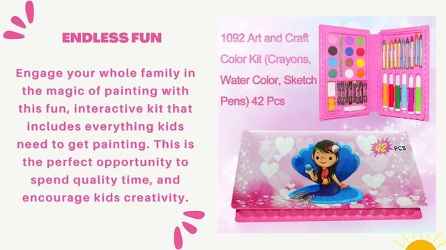 RAGVEE 42 PCS COLOR ART SET смотреть онлайн