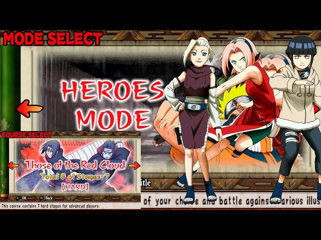 Naruto: Ultimate Ninja Heroes 2: The Phantom Fortress (Heroes mode) (Hard)