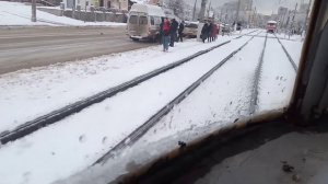 Волгоградский трамвай. Маршрут 2 "36 школа - Детский Центр"/Volgograd tram, route 2.
