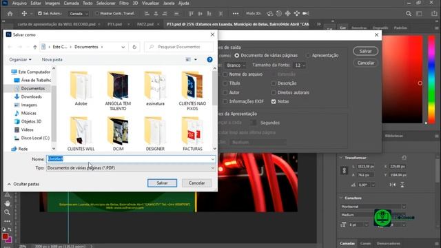 Salvar varias paginas em PDF no Photoshop, do jeito certo смотреть онлайн