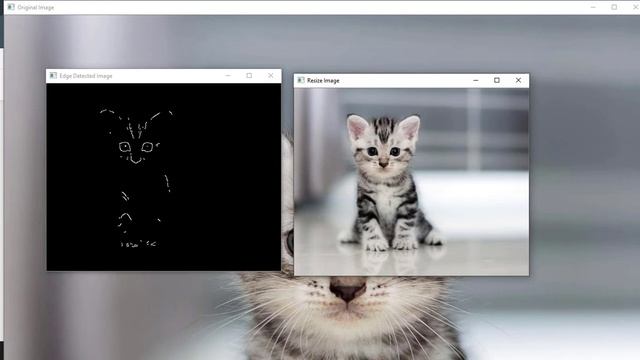 Real time edge detection using python OpenCV in Bangla