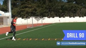 Football coaching video - soccer drill - ladder coordination (Brazil) 90