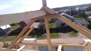 #крыша#своими руками#в доме из газобетона#