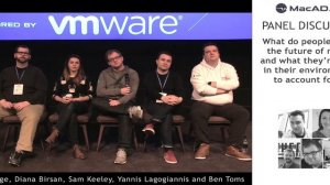 Panel discussion – Yannis Lagogiannis, Tom Bridge, Diana Birsan, Sam Keeley and Ben Toms