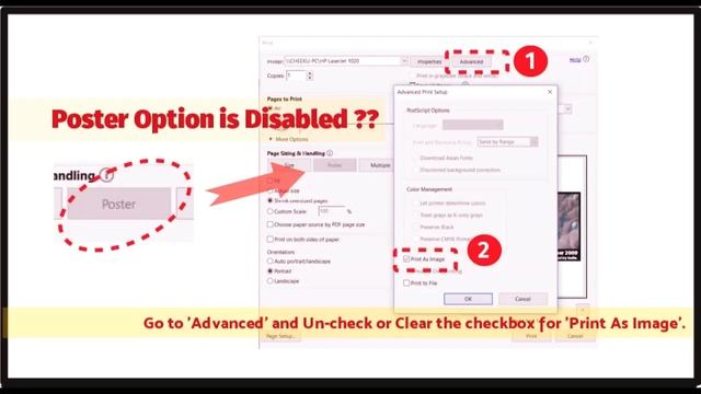 Large Poster and Banner Printing with Adobe Reader | A3 prints on standard A4 printer смотреть онлайн