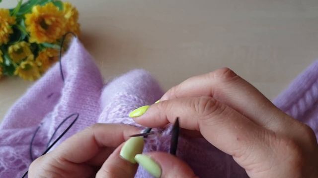 Как аккуратно пришить рукав к пройме вязаного изделия / мастер класс смотреть онлайн