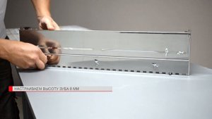 Плиточная гребенка трансформер Рик-сталь. Быстрая укладка плитки и стеновых блоков