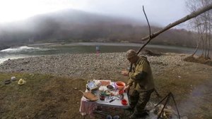 рыбалка на р.Киевка или как неожиданно поесть красной икры...