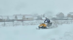 #Докатились тест драйв снегохода BRP Ski-Doo Tundra LT 550F