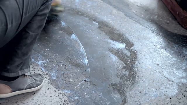 Полированный бетонный пол в кафе на дизайн-заводе «Флакон» смотреть онлайн