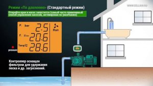 Автоматика для насоса Dellain PM3 универсальная с регулировками и защитой