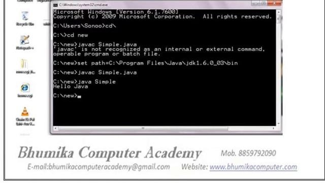 Java Part 7 By Gaurav Singh--Set JDK Path as Temporary and Permanent смотреть онлайн