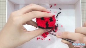 How to Make Pompom Ladybug - Easy DIY