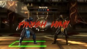 Mortal Kombat 9 Stage Fatality Sub-Zero Xbox 360