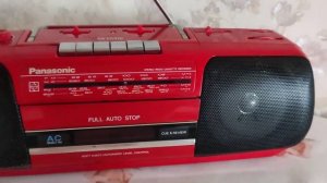 Магнитола Panasonic Rx Fs - 410, красная фурия из начала 90ых ???.