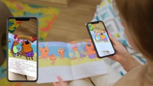 Детская книга с дополненной реальностью