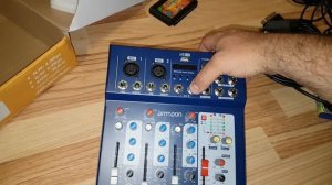 4 channel live mixer обзор/4-х Канальный Аудио Микшер F4