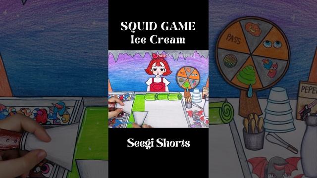 SWEET GAME: Seegi Transforms Doll After Eating Ice Cream #funny #shorts #stopmotion #seegichannel