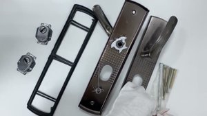 Ручка дверная на планке для китайской двери VETTORE A 14 правая, А 18 левая