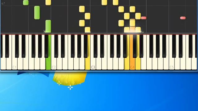 Black   Wonderful life [Synthesia Piano] [Piano Tutorial Synthesia]