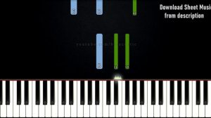 Nearer My God To Thee - Titanic | EASY PIANO TUTORIAL + SHEET MUSIC by Betacustic