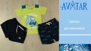 Летняя одежда для мальчиков 3-6 лет (рост90-122см). Лот 80271