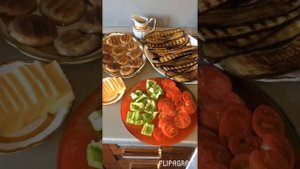 Грибы в баклажанах .Любимый рецепт от Ретро Кухни. Мультигриль Delonghi CGH1012D