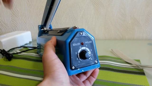 Ручной настольный запайщик. Sealing machine. FS-200. AliExpress. Китай.
