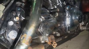 Топляк 11 ч.  Снимаю стартер. Harley-Davidson