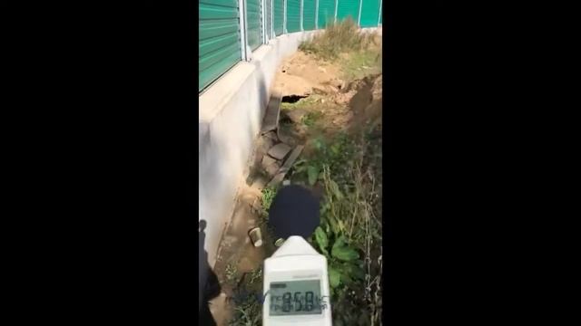 Шумозащитный экран. Замер уровня шума за шумозащитным экраном на трассе М-1 "Беларусь" 27 км. смотреть онлайн